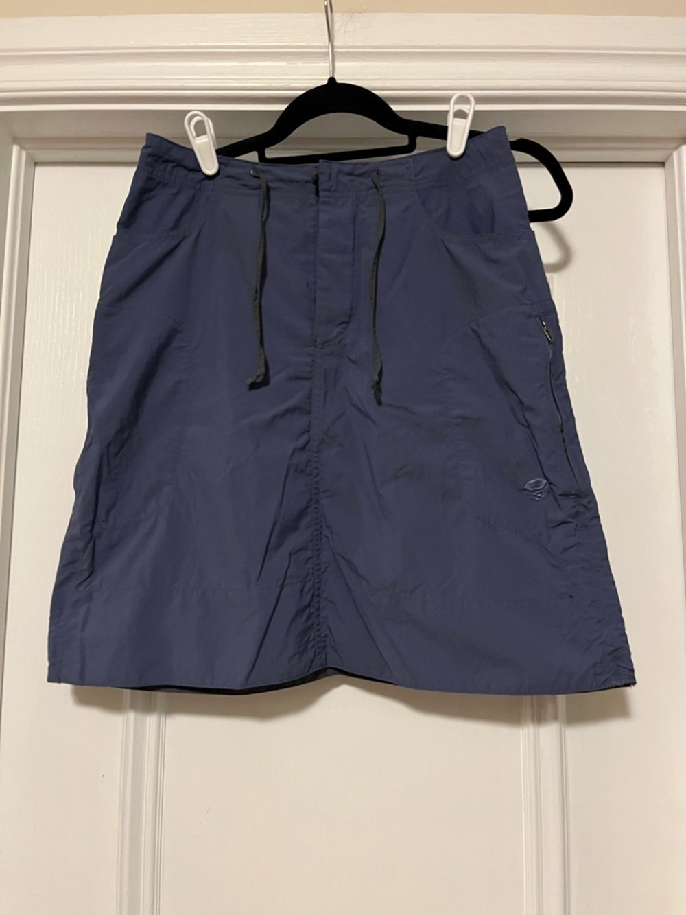 Mountain Hardwear Women’s Size 4 Blue Skirt Knee Length Drawstring Hiking
